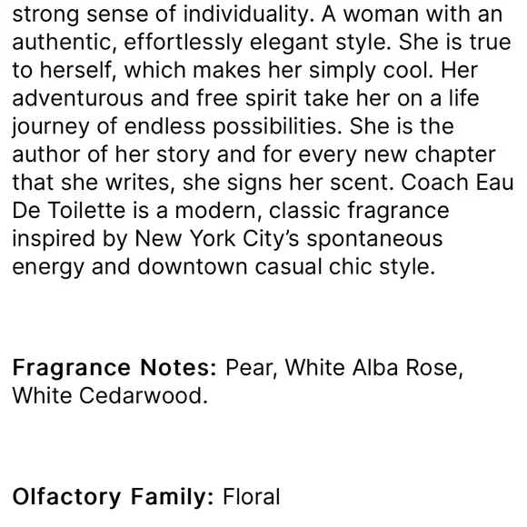 Coach perfume - Picture 9 of 9